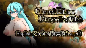 Cursed Elf in a Dungeon of Filth hentai game cover