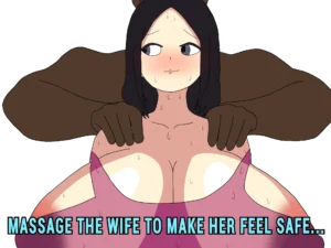 Perverted Masseuse and Sexually Frustated Wife hentai game screenshot 1