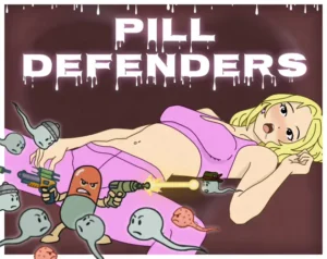 Pill Defenders hentai game cover