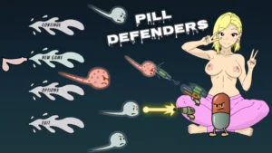 Pill Defenders hentai game screenshot 1