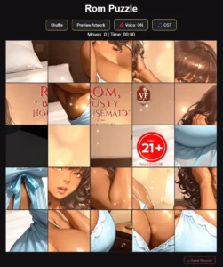 Rom, The Busty Housemaid – Story Puzzle Collection | F# Series hentai game screenshot 7