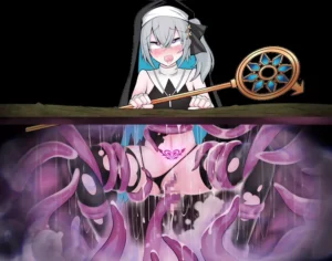 The strongest priest who is a cross-dressing boy falls into a sensory deprivation hole hentai game screenshot 4