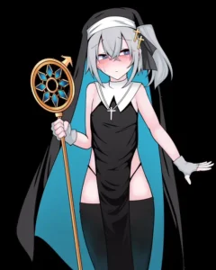 The strongest priest who is a cross-dressing boy falls into a sensory deprivation hole hentai game screenshot 5